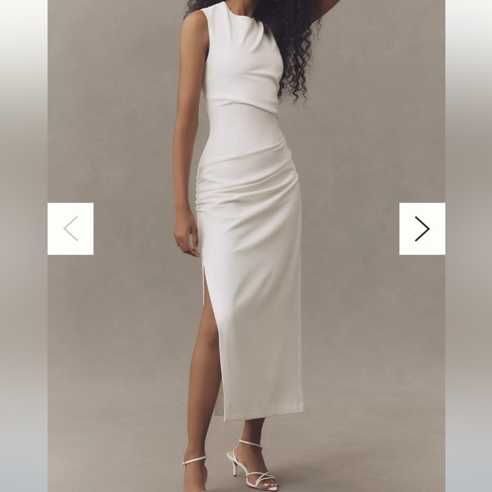 BHLDN Elegant White Wedding Dress